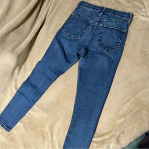 Topshop Jamie high rise skinny ankle super stretch